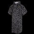 Mystic - Velor Poncho AOP - Black